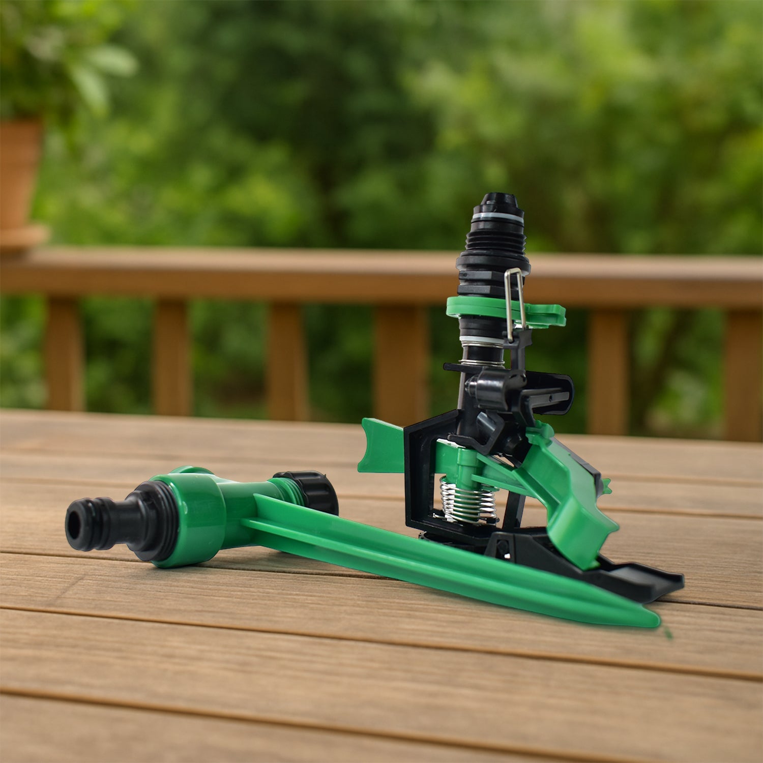 360-Degree Rotating Garden Impact Sprinkler (1 Pc) 360-Degree Rotating Garden Impact Sprinkler (1 Pc)